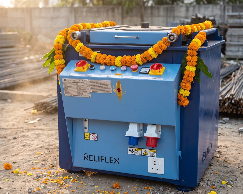 Reliflex heavy-duty rebar bending machine